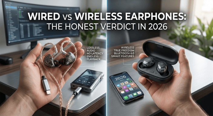 Wired vs Wireless Earphones: The Honest Verdict in 2026