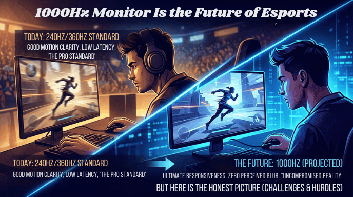 1000Hz Monitor Is the Future of Esports — But Here Is the Honest Picture